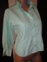 Светлозелена карирана дамска риза, блуза с дълъг ръкав, ръкави, дамски топ, жилетка, снимка 5