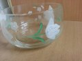 Кристална купичка  рисувана , снимка 6
