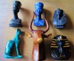 Статуетки от Египет: свещник костенурка, принцеса, свещен бик, Нефертити