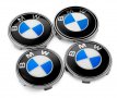  4 бр. капачки за джанти BMW 68мм 5-пинов с Лого на емблемата на BMW прахова защита, цветни за украс