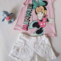 Блузка и къси панталони Disney и TU 5-6 години, снимка 2 - Детски Блузи и туники - 21767170
