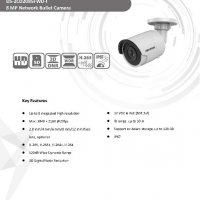 HIKVISION DS-2CD2085FWD-I 8-мегапикселова Водоустойчива IP Камера с Аналитични Функции и Карта Слот, снимка 2 - IP камери - 19945009
