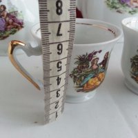  фин порцелан чаши за кафе чайник захарница латиера zajecar, снимка 10 - Антикварни и старинни предмети - 20188820