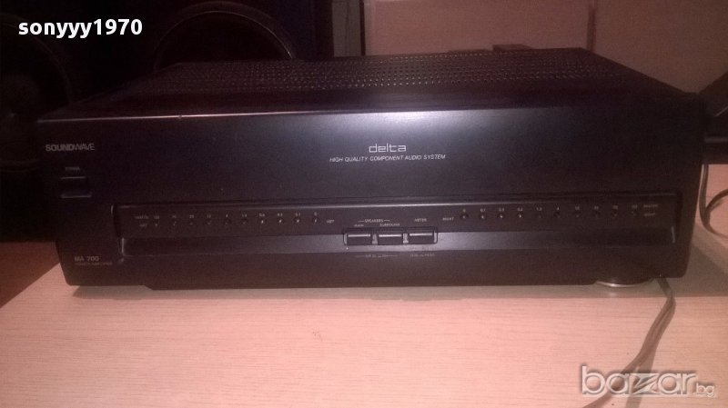 soundwave ma700/power amplifier 500w-внос швеицария, снимка 1