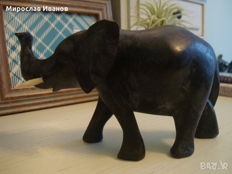 дървена слон от Уганда, снимка 1
