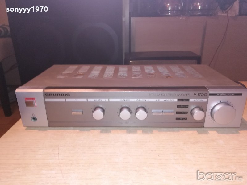 grundig v1700-amplifier-made in japan-за ремонт-внос швеицария, снимка 1