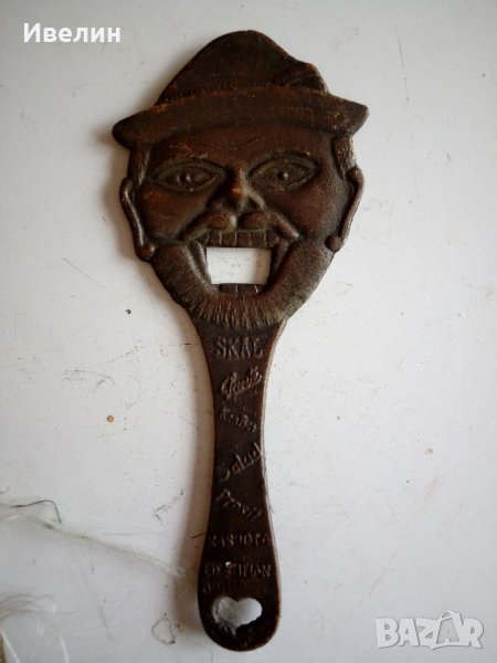 стара метална отварачка, снимка 1