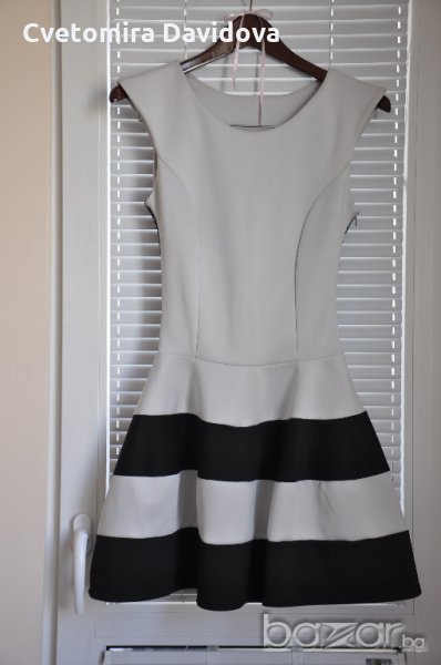 Дамска рокля Черно и Бяло, снимка 1