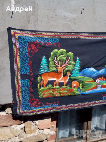 Старинен ковьор,покривка за стена #70, снимка 3 - Антикварни и старинни предмети - 24813477