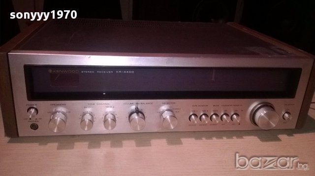 Kenwood kr-4400 stereo receiver-made in japan-внос швеицария, снимка 5 - Ресийвъри, усилватели, смесителни пултове - 13125933
