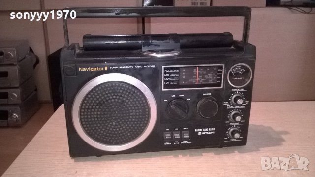hitachi kh-1170e navigator ll fm/mb/mw/lw-marine band radio, снимка 2 - Ресийвъри, усилватели, смесителни пултове - 21886243