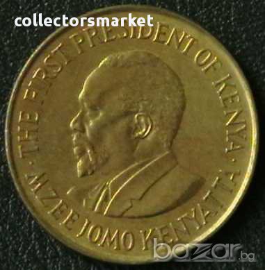 5 цента 1978, Кения, снимка 2 - Нумизматика и бонистика - 8336586
