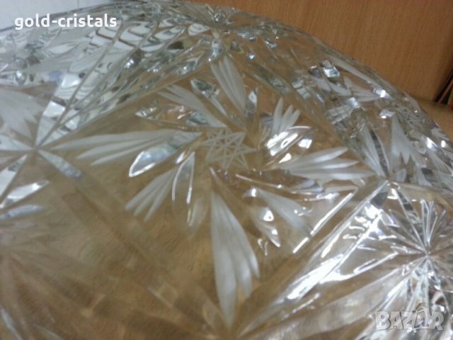  кристална купа фруктиера , снимка 7 - Антикварни и старинни предмети - 24765418