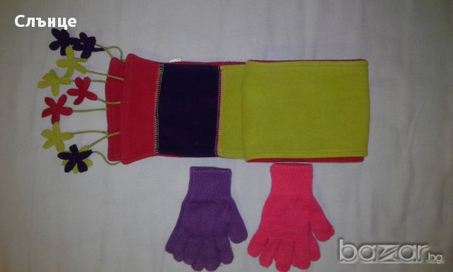Шалче и ръкавички НМ, снимка 4 - Шапки, шалове и ръкавици - 12377750
