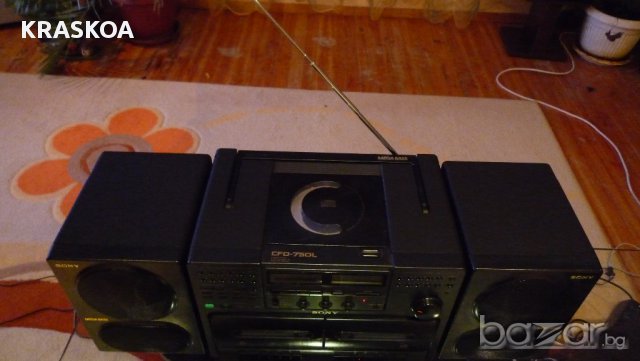 SONY CFD-750L, снимка 8 - Ресийвъри, усилватели, смесителни пултове - 10581991