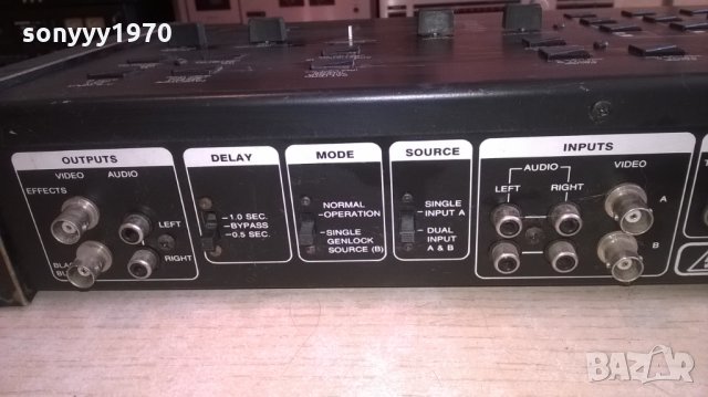 monacor vem-500 mixer-audio/video-внос швеицария, снимка 10 - Ресийвъри, усилватели, смесителни пултове - 24440745