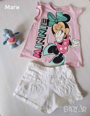 Блузка и къси панталони Disney и TU 5-6 години, снимка 2 - Детски Блузи и туники - 21767170