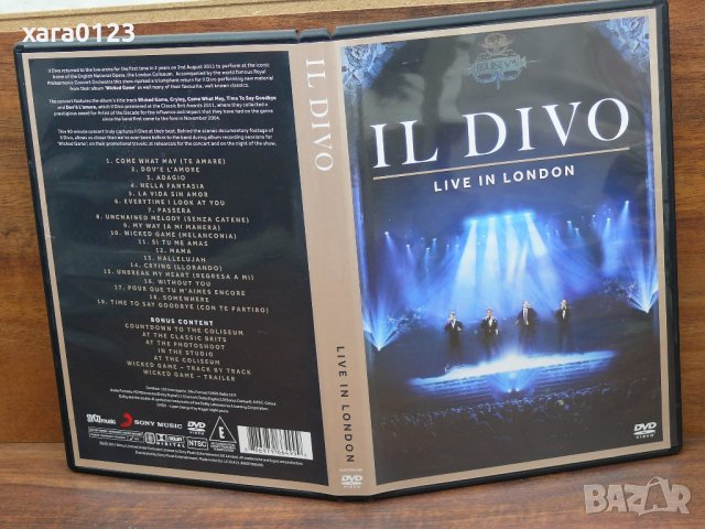 IL DIVO ‎– Live In London, снимка 3 - CD дискове - 22235612