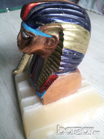 масивна бронзова статуетка с мраморна основа, снимка 5 - Антикварни и старинни предмети - 16480234