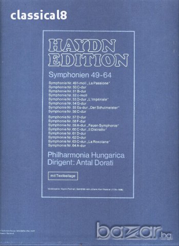 Грамофонни плочи Joseph Haydn-(1732-1809)- 104 symphonien, снимка 15 - Други ценни предмети - 13634788