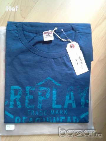 Нова тениска Replay Beachwear T Shirt, оригинал, снимка 9 - Тениски - 15264207