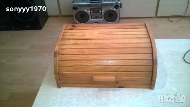 дървена кутия за хляб-лакирана-40х26х17см, снимка 4 - Други - 24849947
