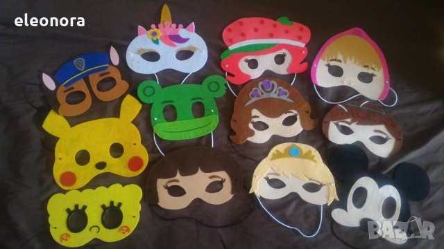 Ръчно изработени маски на анимационни и приказни герои, снимка 4 - Други - 24703819