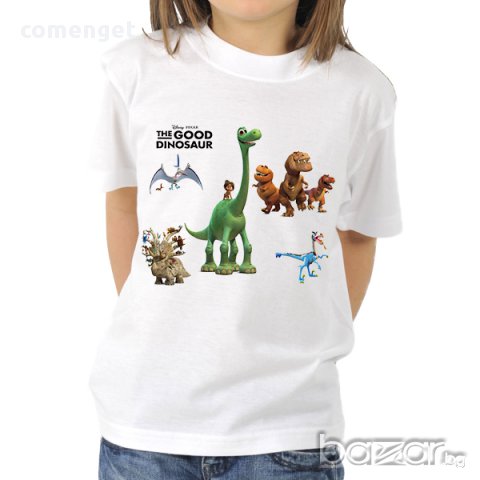 NEW DISNEY! Уникални детски тениски THE GOOD DINOSAUR ДИСНИ! Поръчай тениска С Твоя Идея!, снимка 2 - Детски тениски и потници - 14244522