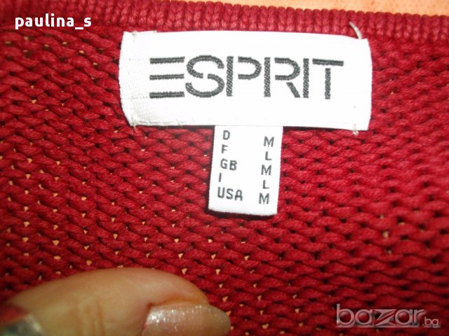 Дамски хипоалргичен пуловер "Esprit"® / универсален размер , снимка 5 - Блузи с дълъг ръкав и пуловери - 17424775