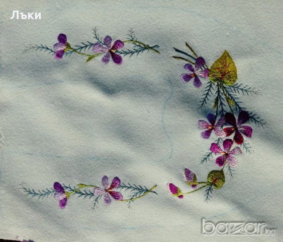 Бродерия върху кашмир., снимка 3 - Гоблени - 19138749