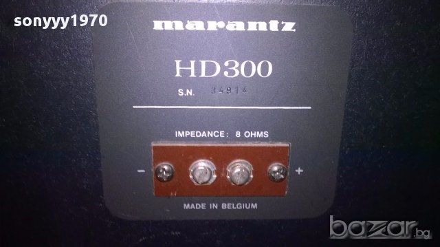 Marantz hd300 made in belgium-8ohms-51/26/20СМ-внос швеицария, снимка 10 - Ресийвъри, усилватели, смесителни пултове - 12856441