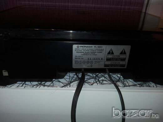PIONEER PL-880 Direct drive, снимка 6 - Грамофони - 20550441