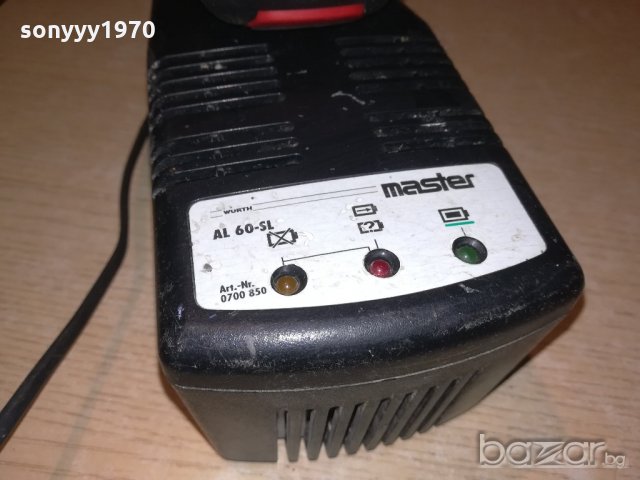 wurth master charger+battery-внос швеицария, снимка 17 - Други инструменти - 20523229