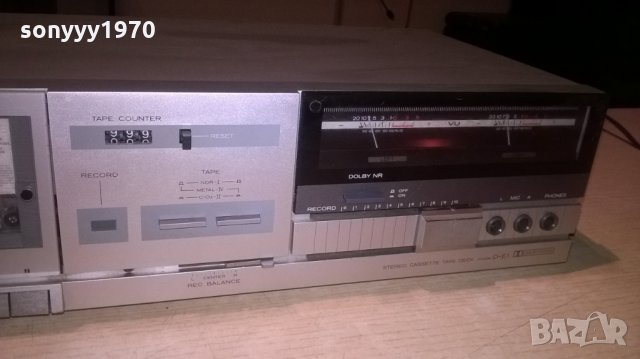 hitachi d-e1-stereo deck-made in japan-внос франция, снимка 8 - Декове - 22390509