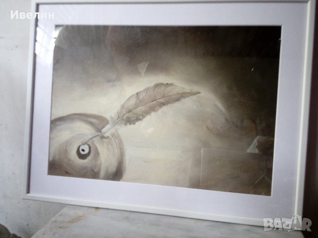 картина-перо , снимка 2 - Картини - 21821425