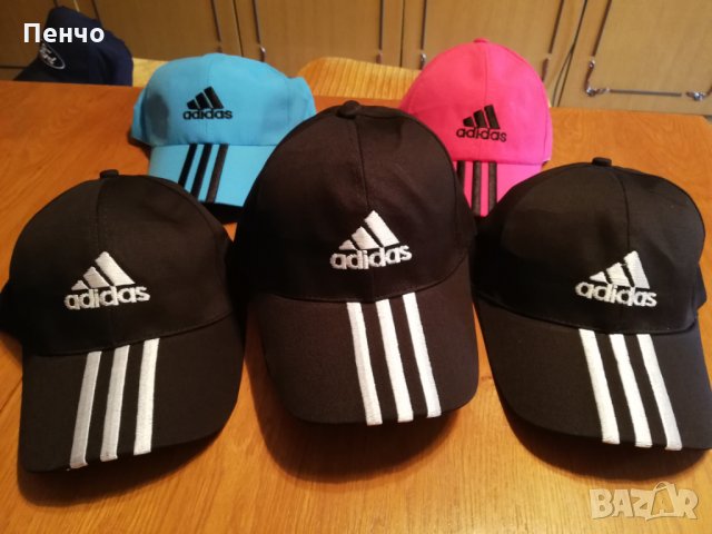 Мъжка дамска шапка с козирка бродирана 3D емблема лого марка на Адидас Найк Adidas Nike подарък за с, снимка 13 - Шапки - 26124036