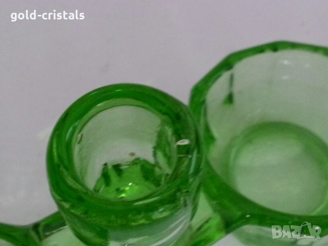 стара стъклена солница , снимка 5 - Антикварни и старинни предмети - 26107029