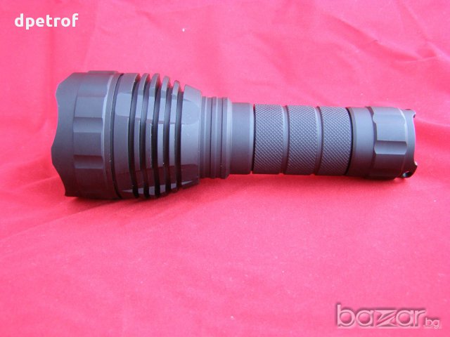 Мощен 2000lm фенер/U4-W2-S5 емитер, далекобоен(>1000м), с опция флууд , снимка 4 - Екипировка - 14946453