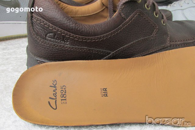 CLARKS® ACTIVE AIR, N- 46- 47, 100% висококачествена естествена кожа,GOGOMOTO.BAZAR.BG®, снимка 3 - Ежедневни обувки - 17881226