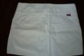бяла памучна мини пола, снимка 3