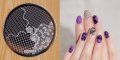 кръгла плочка / щампа шаблон за печат на нокти, снимка 5