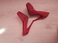 Розови обувки с камъни, снимка 1