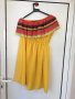 Жълта рокля с голо рамо, снимка 2