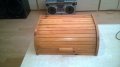 дървена кутия за хляб-лакирана-40х26х17см, снимка 4