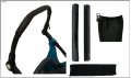 Калъф протектор за дръжка / борд на детска количка / детска кошница за кола Черен цвят 50 см 