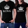 Комплект тениски - King & Queen, снимка 1 - Тениски - 12657446