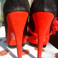 обувки в два цвята  , снимка 6 - Дамски обувки на ток - 11528191