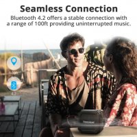 Tronsmart Groove Force Mini Bluetooth IPX7 Водонепромокаема Безжична Портативна Колонка 24 Часа Звук, снимка 4 - Слушалки и портативни колонки - 26075013