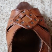 Испански кожени сандали №40, снимка 3 - Сандали - 21761587