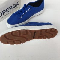 Сини кецове Superga с висока подметка номер 42, снимка 8 - Кецове - 24382311